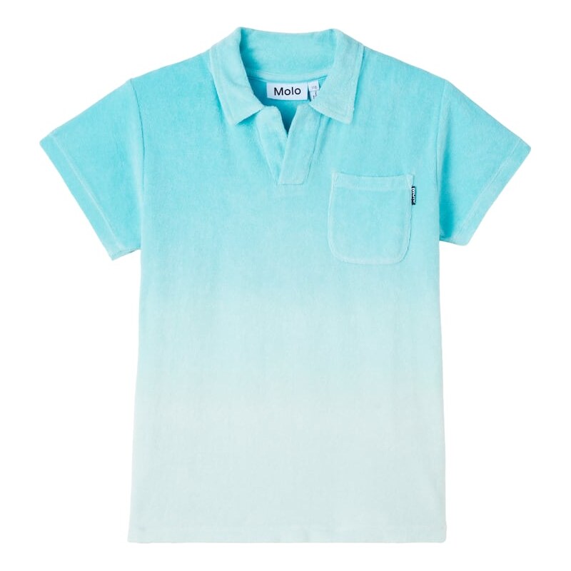 Molo Randel ombrÃ cotton terry polo shirt