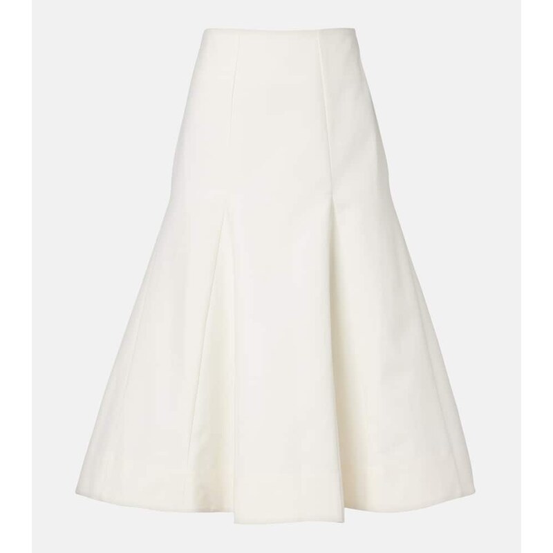 Róhe Cotton midi skirt