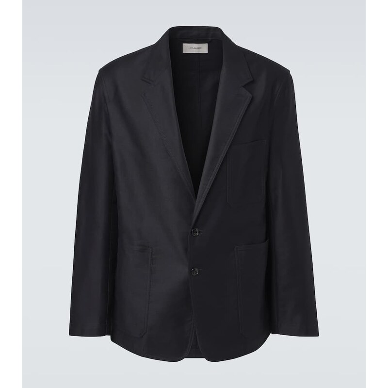 Lemaire Cotton satin suit jacket