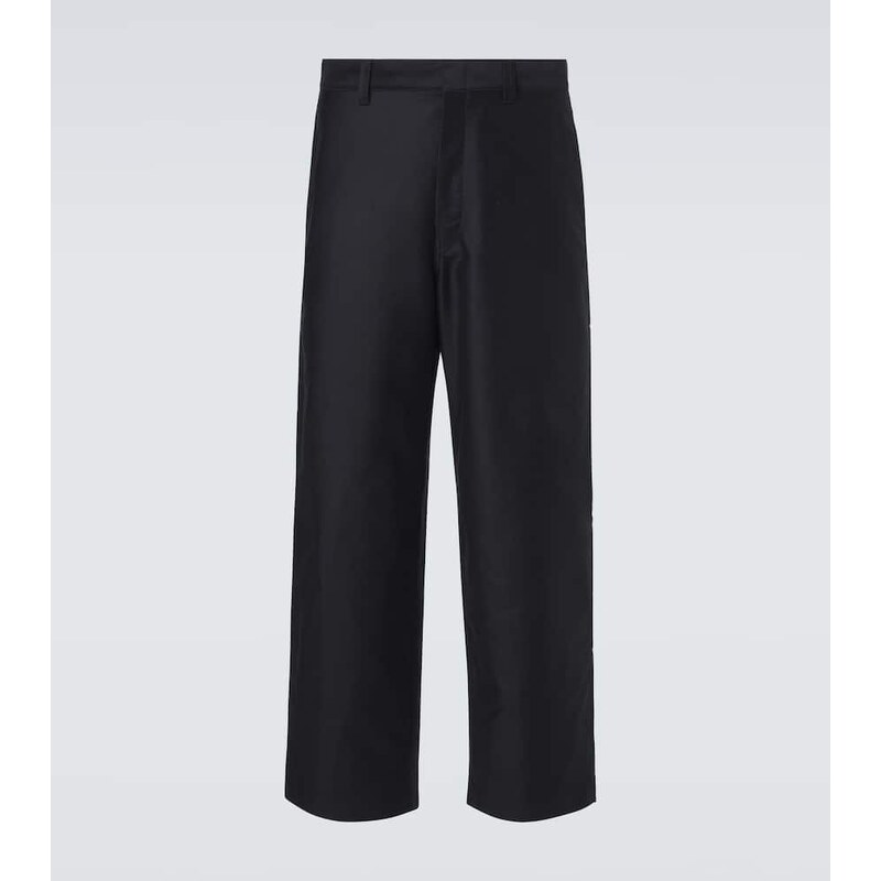 Lemaire Cotton satin suit pants