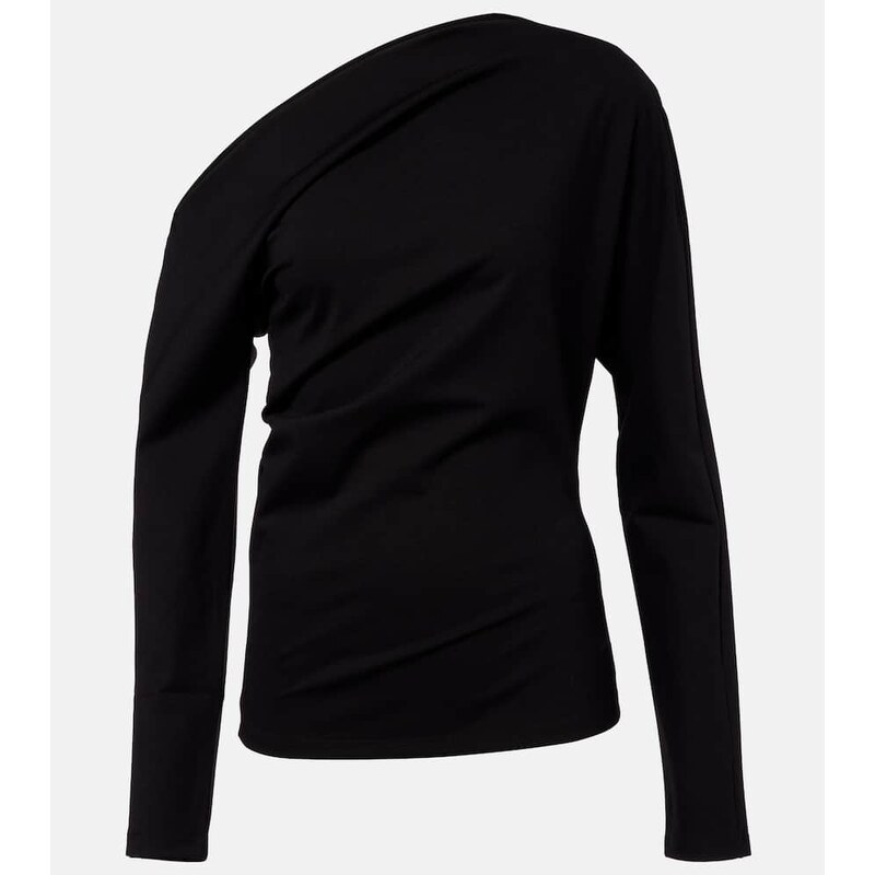 Róhe Draped one-shoulder top
