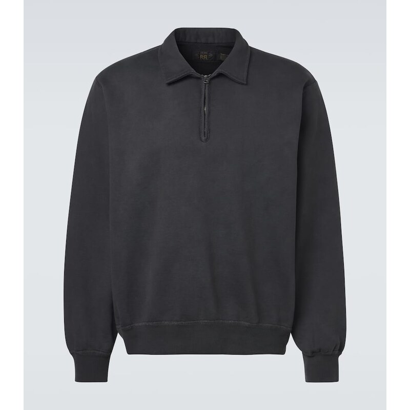 RRL Cotton half-zip sweatshirt