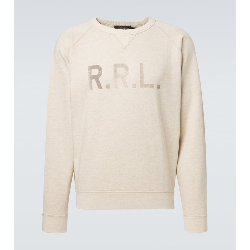 RRL Logo cotton-blend sweatshirt