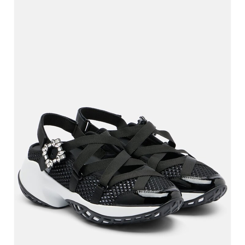 Roger Vivier Viv Run embellished sneakers