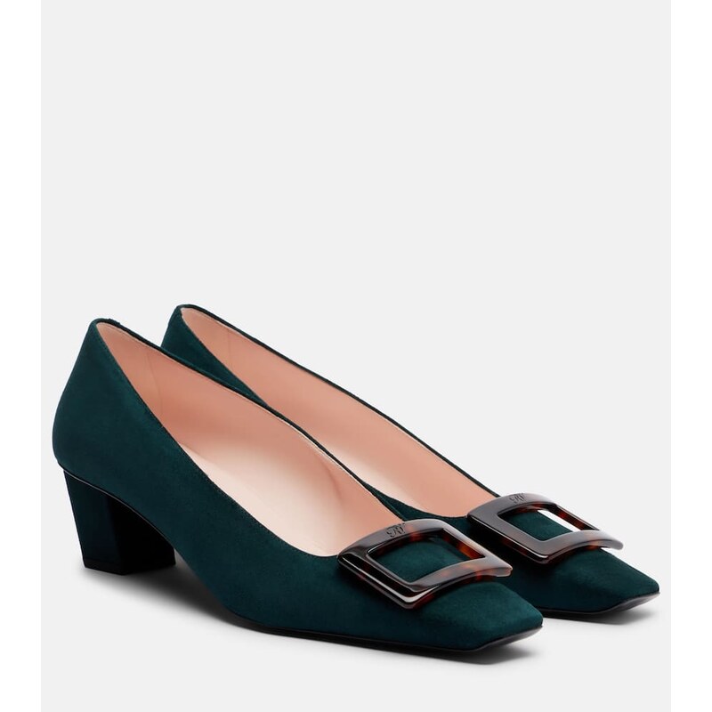 Roger Vivier Belle Vivier 45 suede pumps