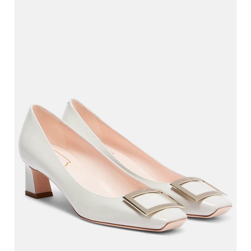 Roger Vivier Trompette 45 patent leather pumps