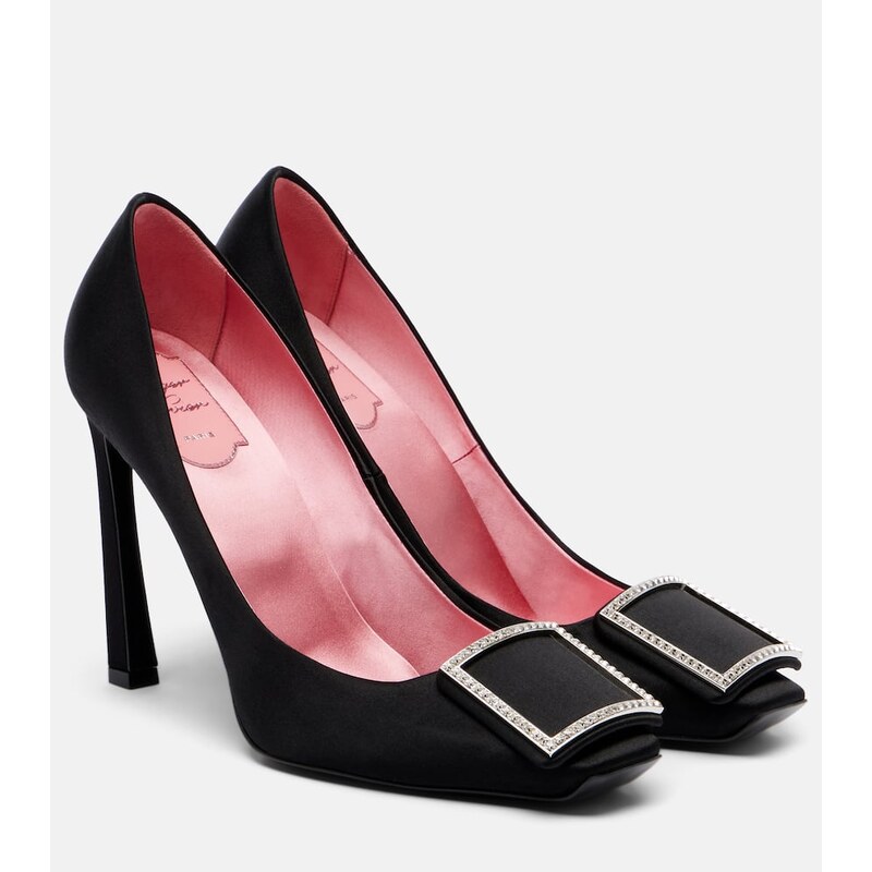 Roger Vivier Trumpette 100 satin pumps