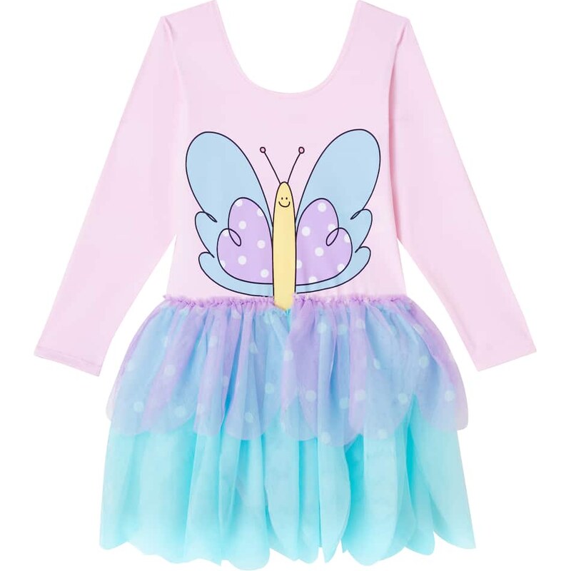 Stella McCartney Kids Printed ruffled dress