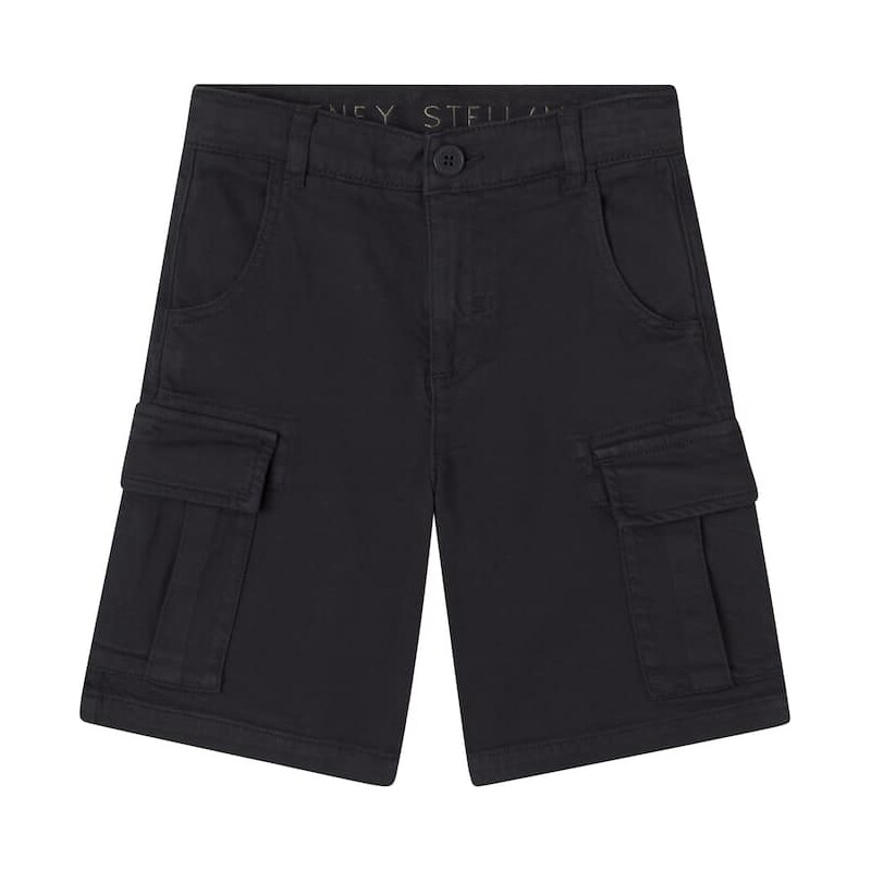 Stella McCartney Kids Denim cargo shorts