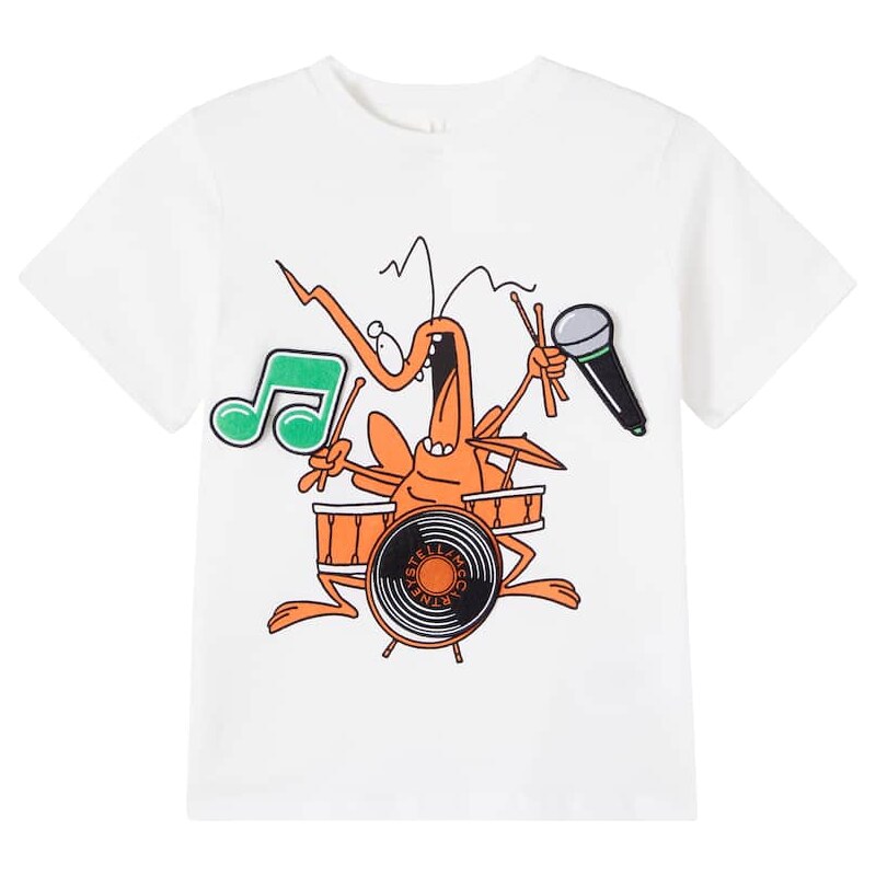 Stella McCartney Kids Printed cotton jersey T-shirt