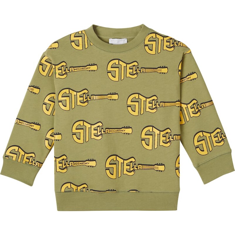 Stella McCartney Kids Logo cotton jersey sweatshirt