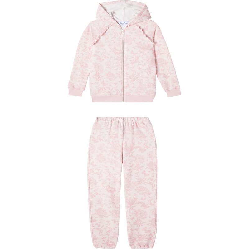 Tartine et Chocolat Cotton fleece hoodie and sweatpants set