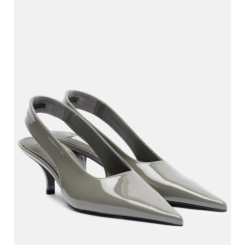 Toteme Patent leather slingback pumps