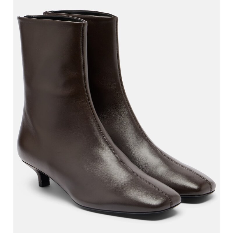 Toteme Leather ankle boots
