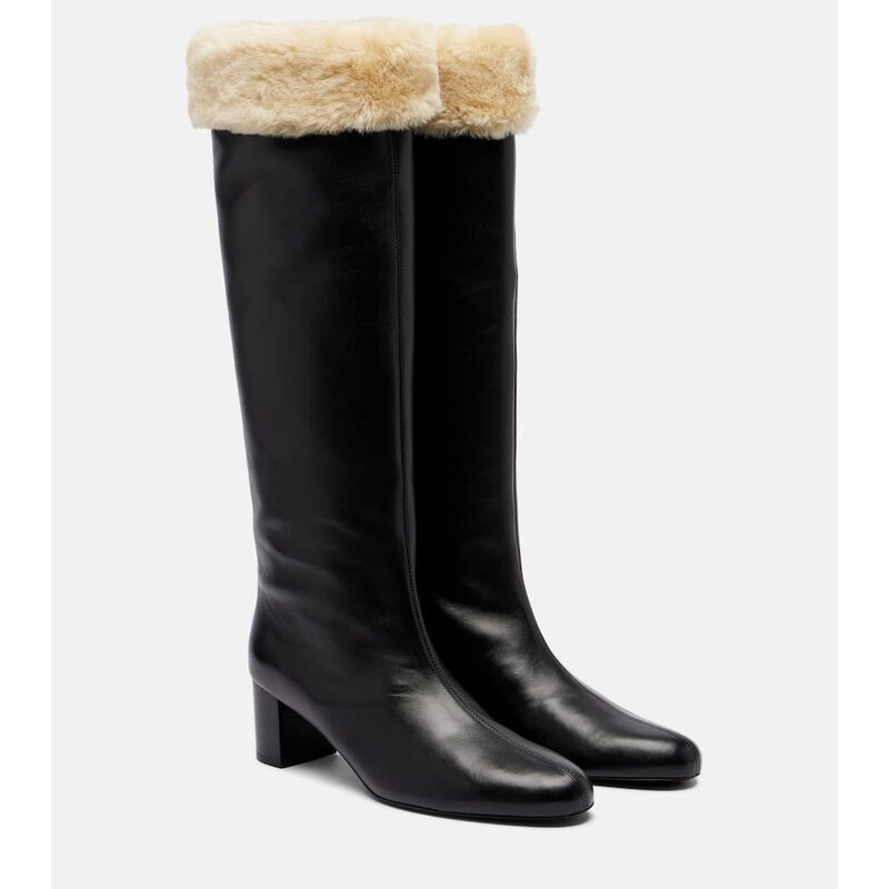 Toteme Downtown leather knee-high boots