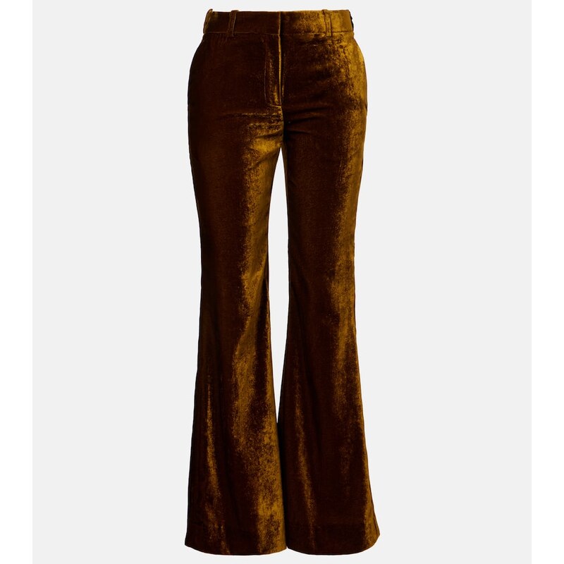 Nina Ricci Velvet flared pants