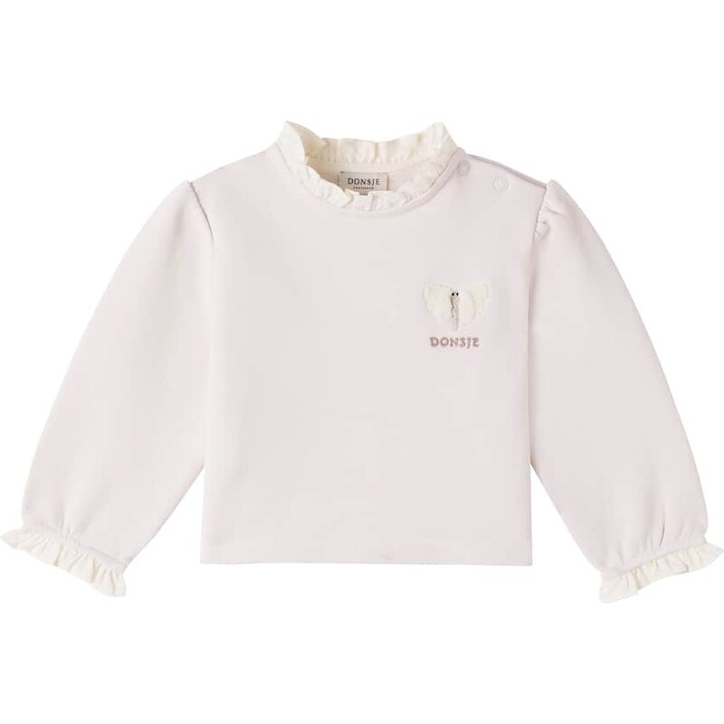 Donsje Baby Carilin embroidered cotton sweatshirt