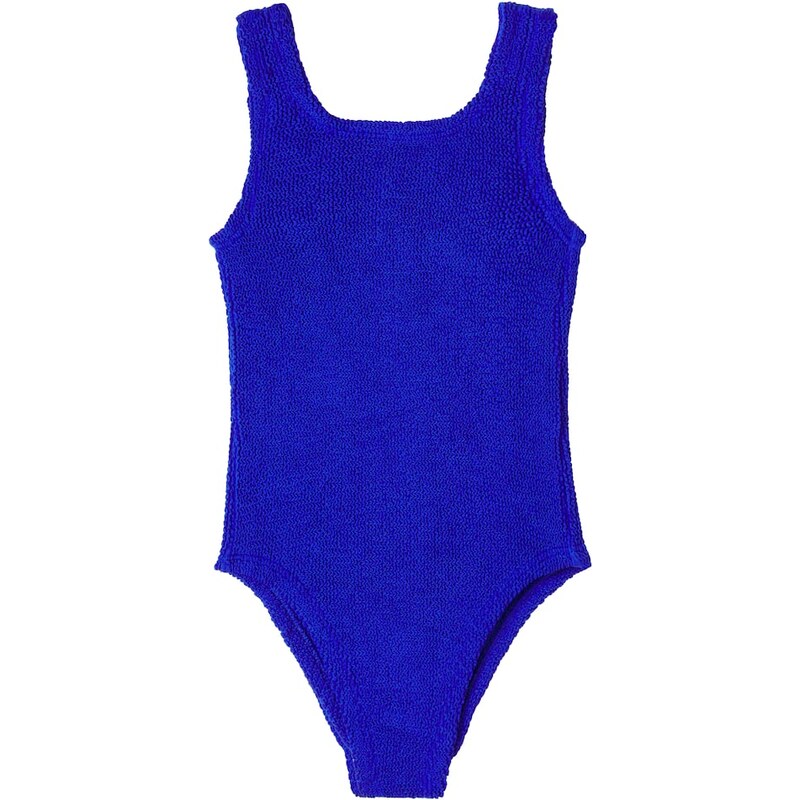 Hunza G Kids Alva bow-detail swimsuit