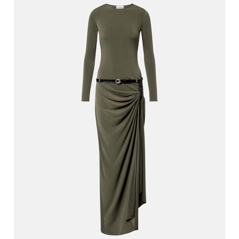 Coperni Suspended draped jersey gown