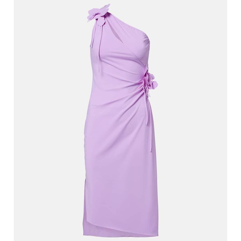 Coperni Floral-appliquÃ jersey cocktail dress
