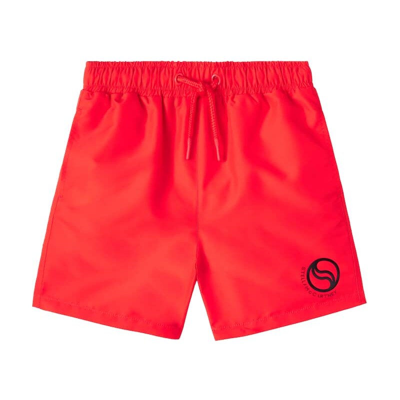 Stella McCartney Kids Logo swim trunks