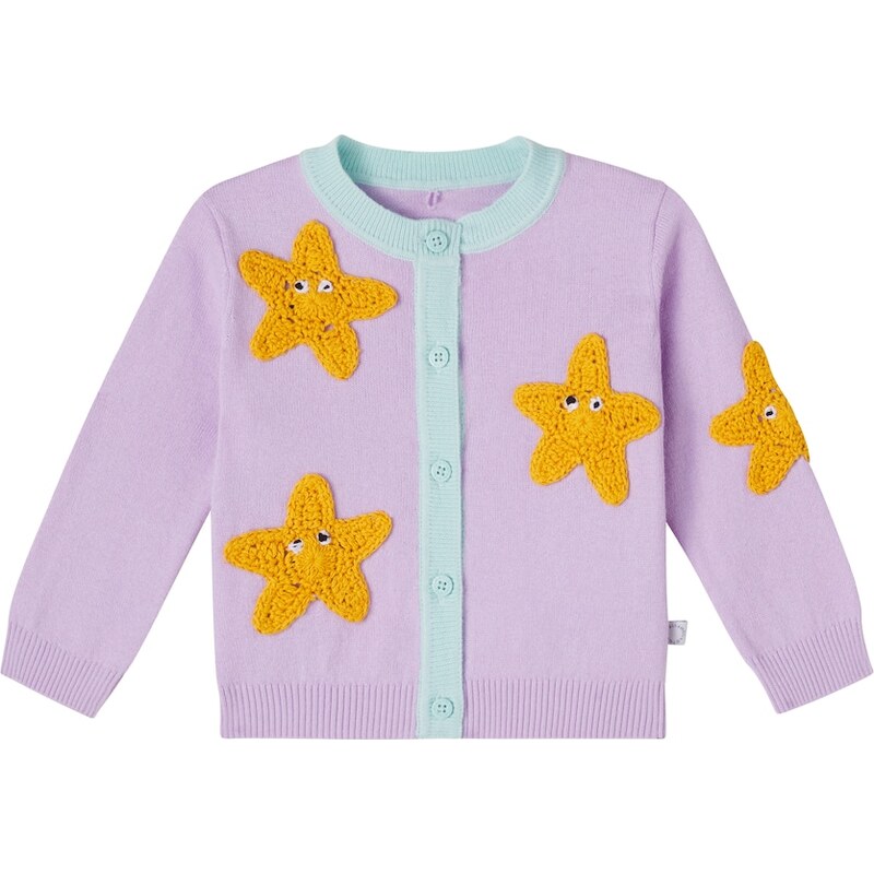 Stella McCartney Kids Embroidered cotton cardigan
