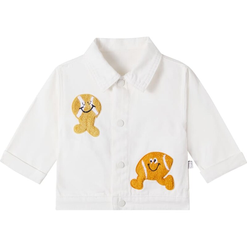 Stella McCartney Kids Baby patch-appliquÃ denim shirt
