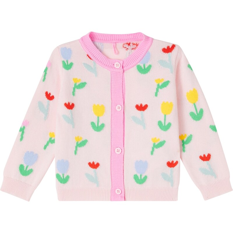 Stella McCartney Kids Baby floral cotton cardigan