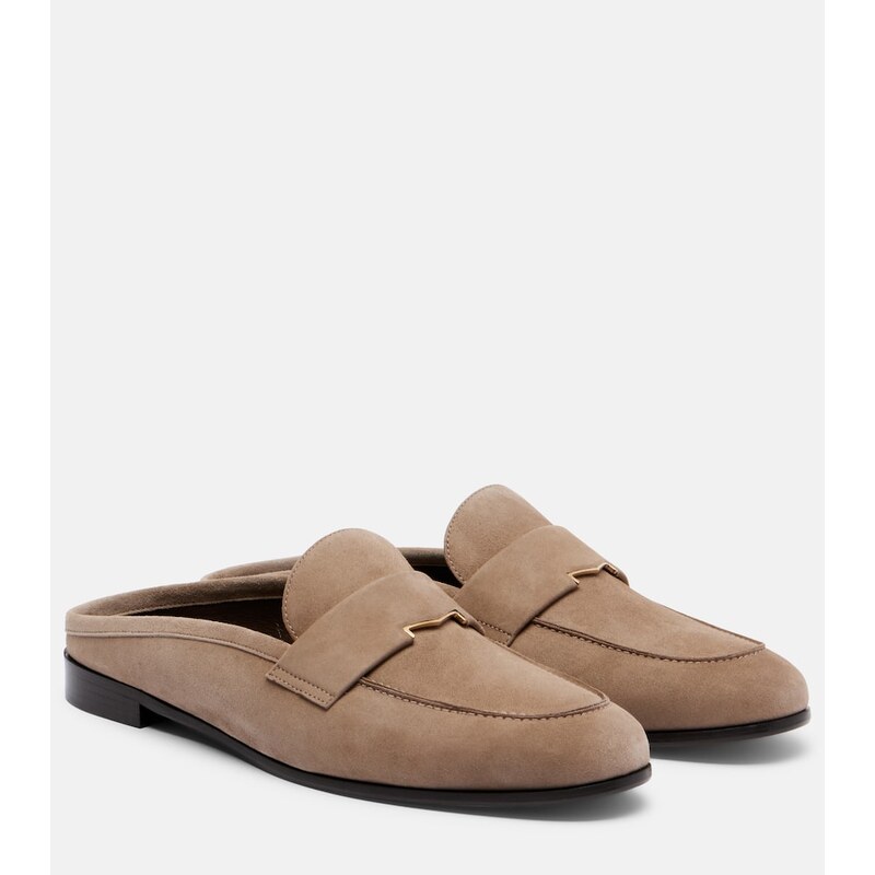 Max Mara Goccia suede mules