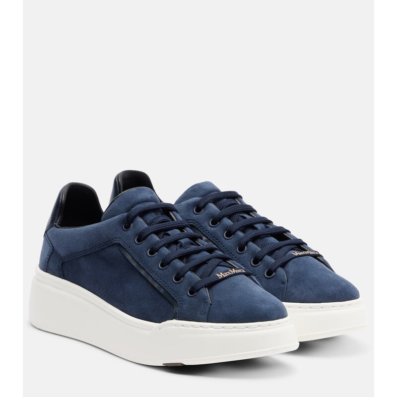 Max Mara Suede platform sneakers