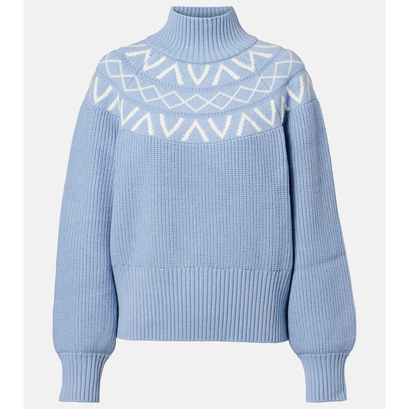 Varley Marcie ribbed-knit turtleneck sweater