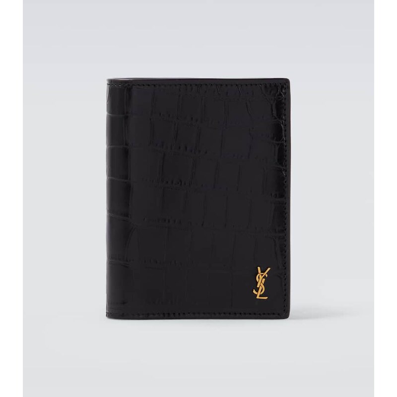 Saint Laurent Cassandre leather card holder