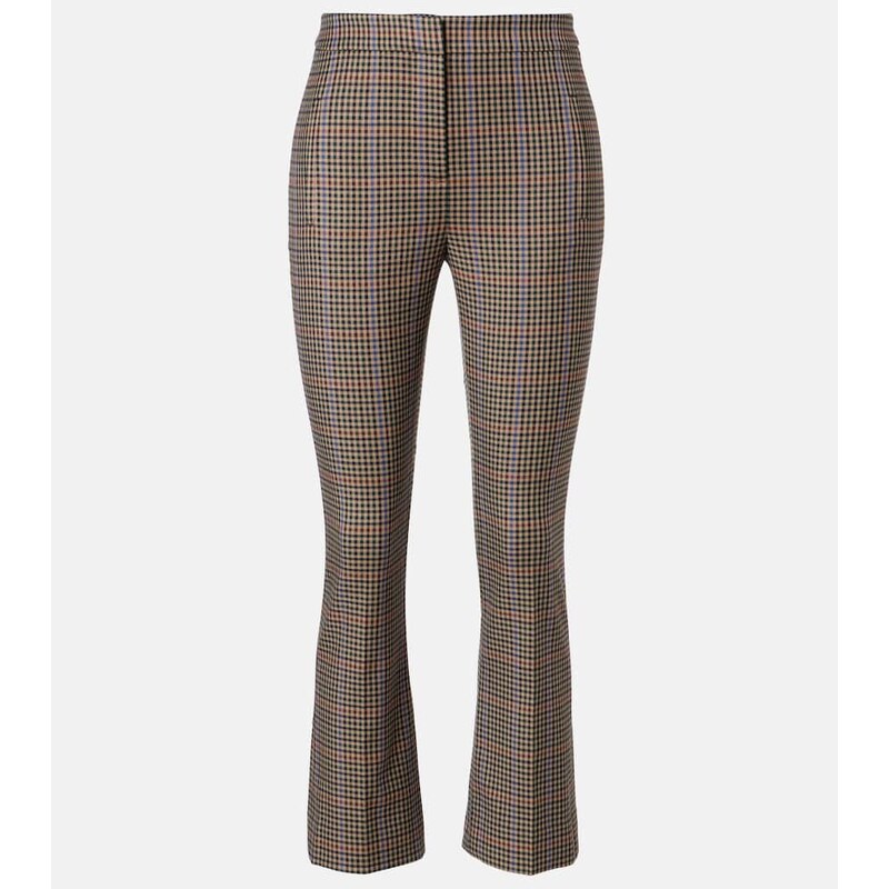 Veronica Beard Arte checked slim pants