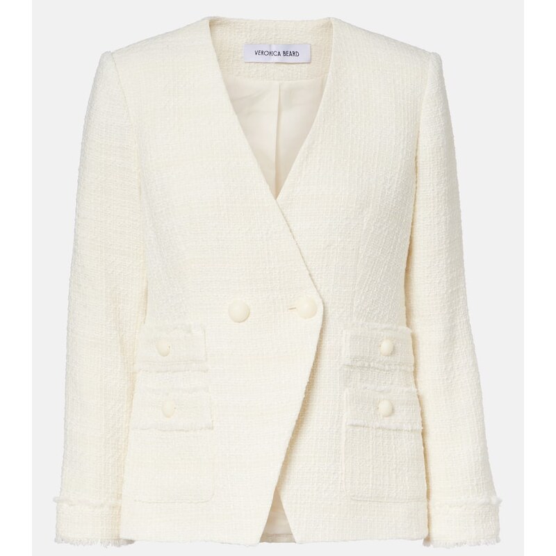 Veronica Beard Double-breasted tweed blazer