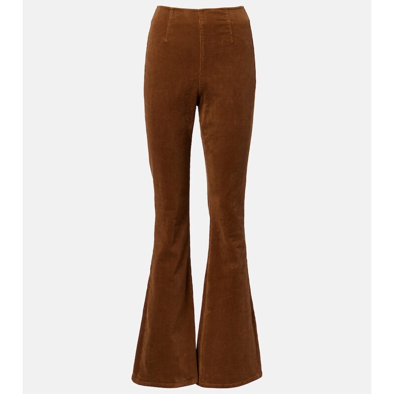 Veronica Beard Beverly Off-Duty corduroy flared pants