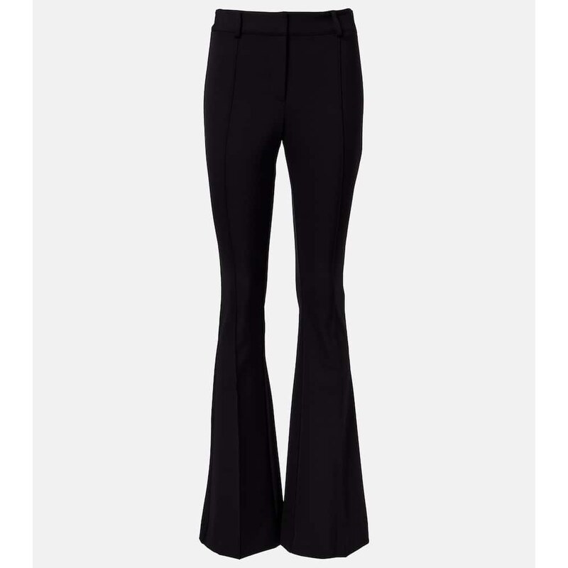 Veronica Beard Hibiscus high-rise flared pants