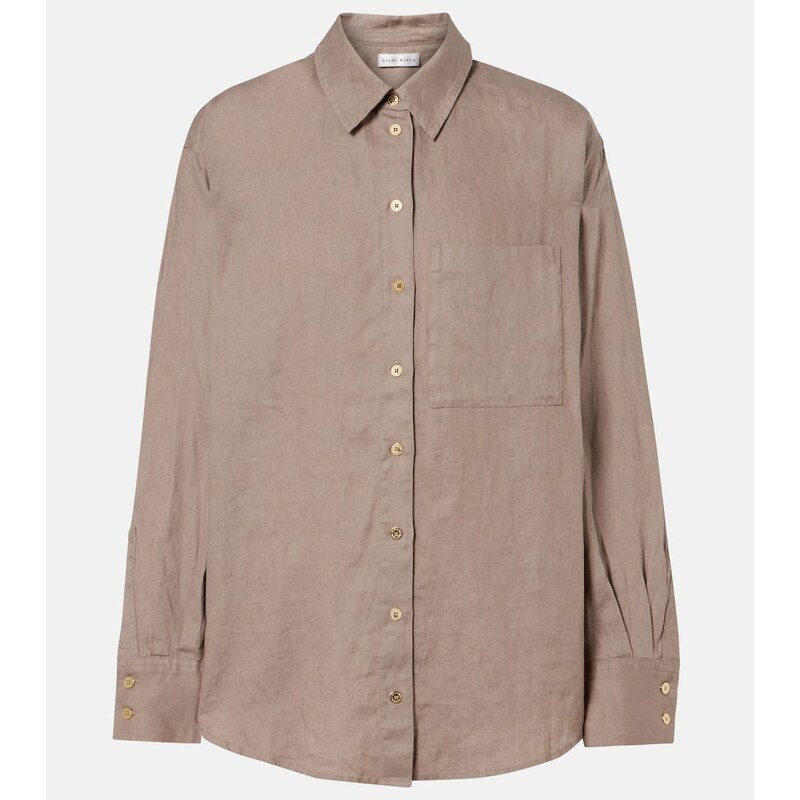 Heidi Klein Zakynthos linen shirt