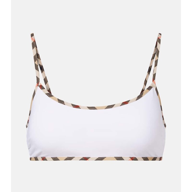Burberry Self-tie bikini top