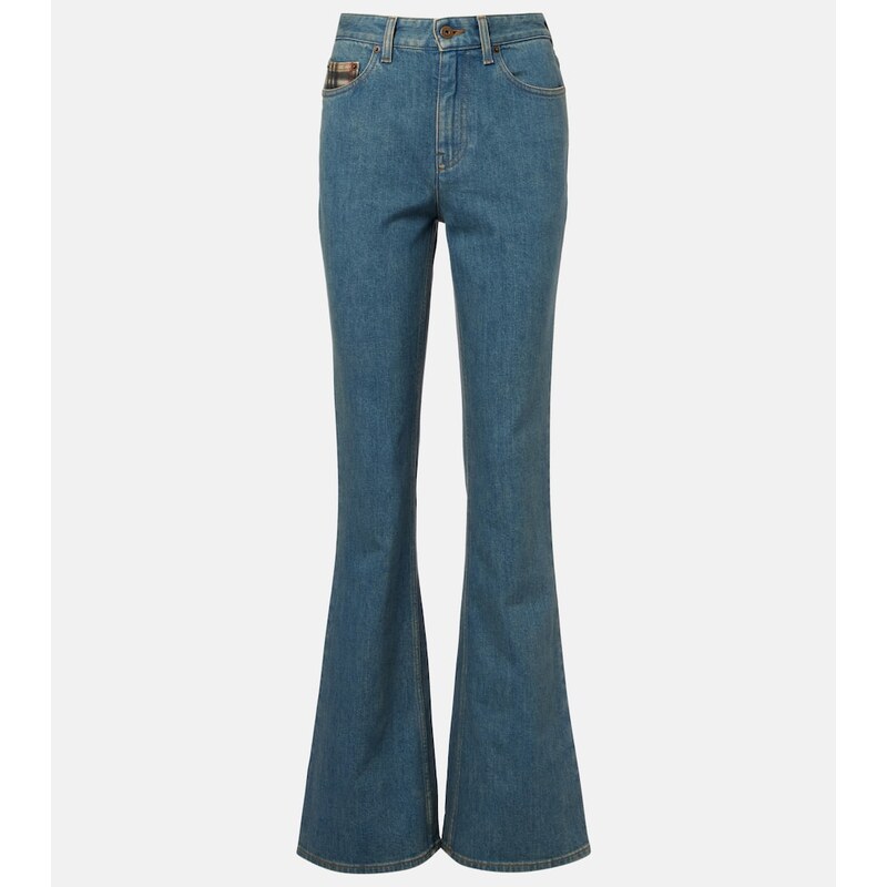 Burberry Burberry Check flared jeans