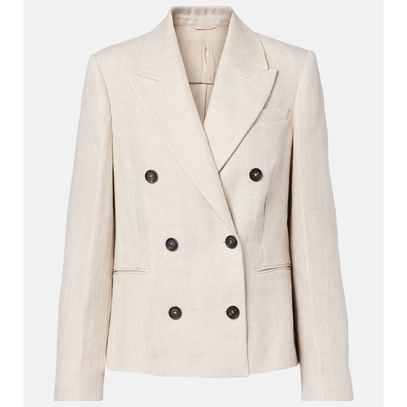 Brunello Cucinelli Linen and cotton blazer