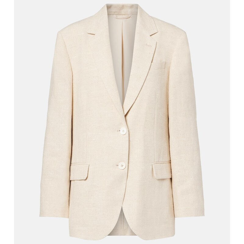Brunello Cucinelli Linen-blend blazer