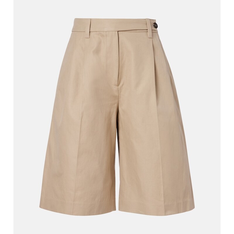 Brunello Cucinelli Cotton and linen shorts