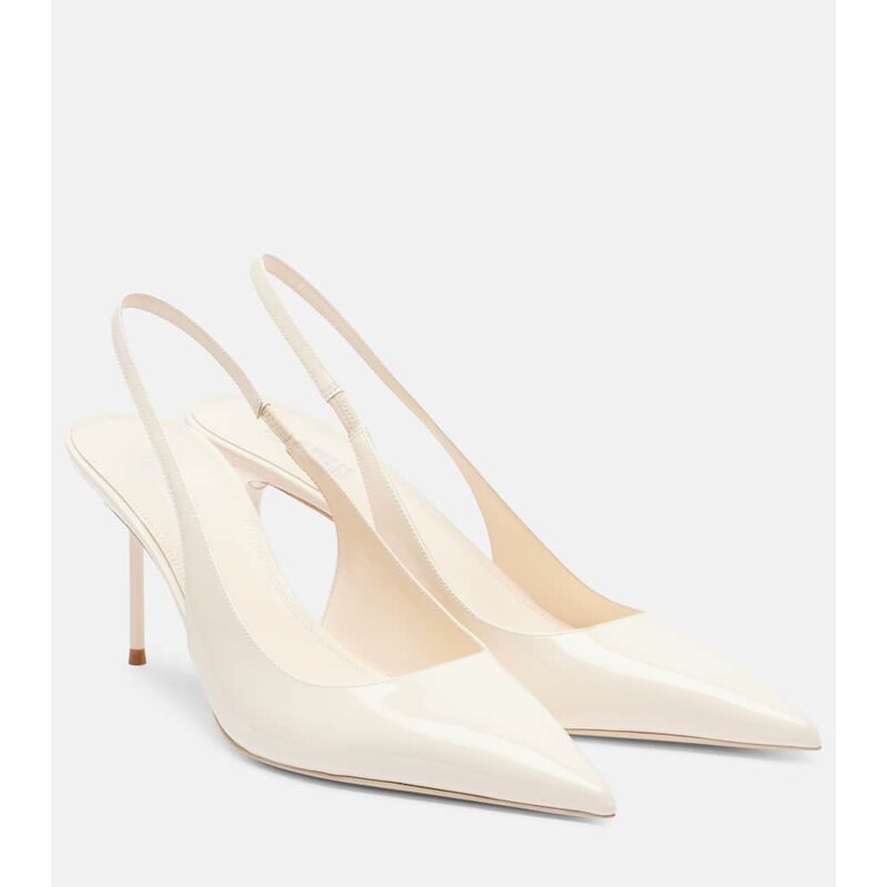 Paris Texas Lidia 70 leather slingback pumps