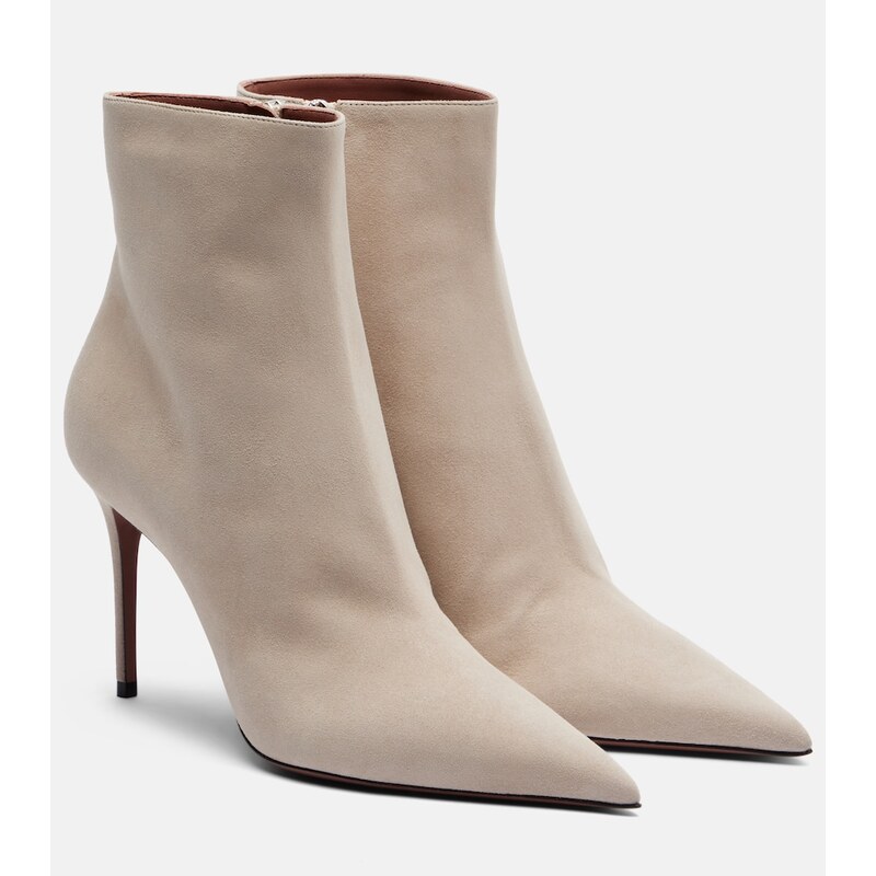 Paris Texas Vera 85 suede ankle boots
