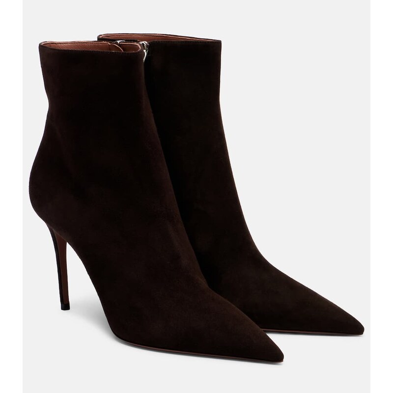Paris Texas Vera 85 suede ankle boots