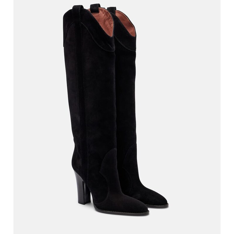 Paris Texas Lavinia suede knee-high boots