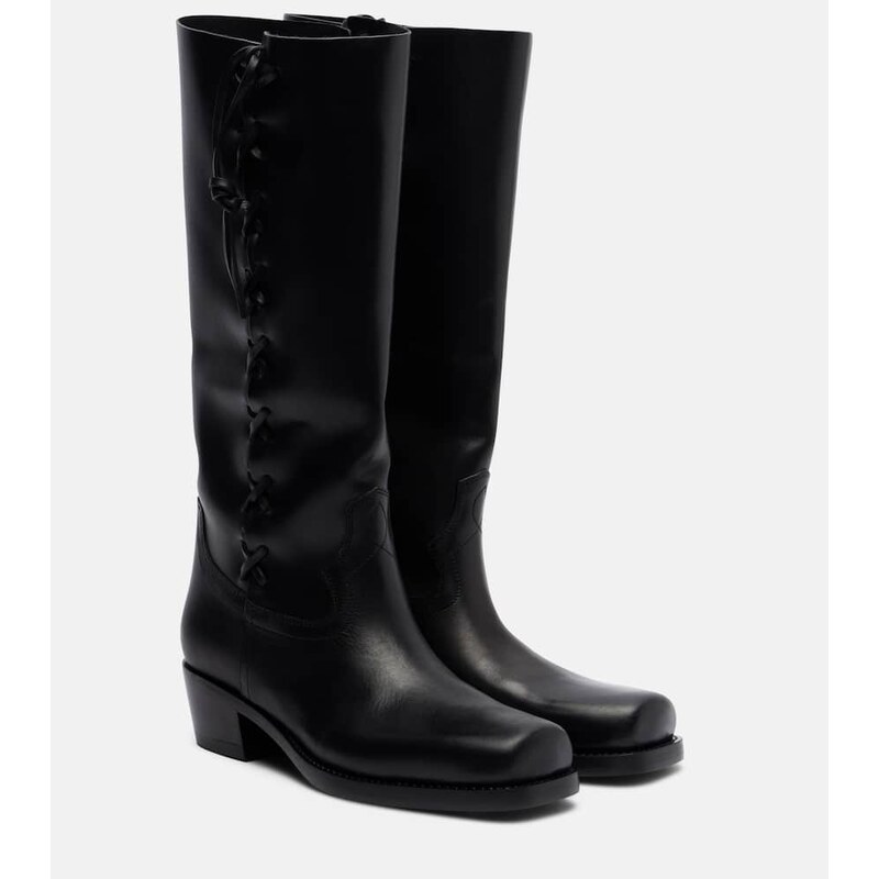 Paris Texas Roxanne 45 leather knee-high boots