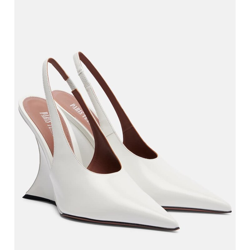 Paris Texas Nina 105 patent leather slingback pumps