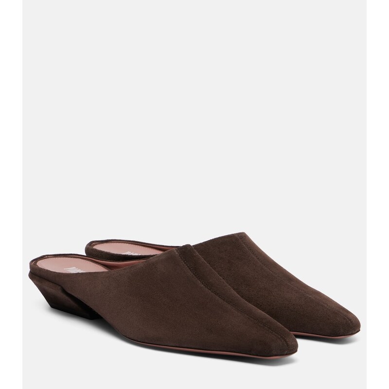 Paris Texas Belle 25 suede mules