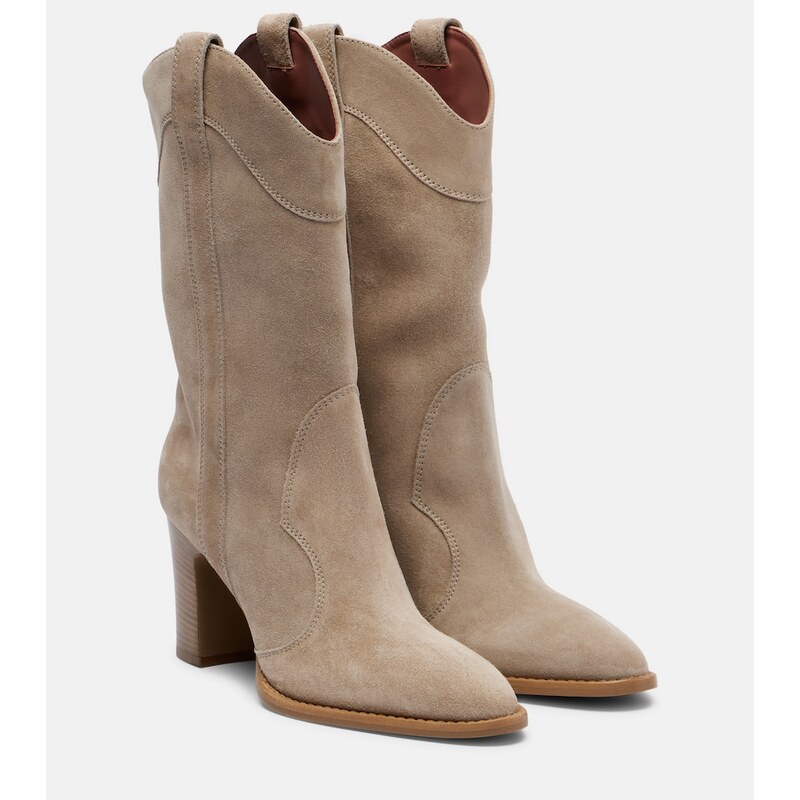 Paris Texas Lavinia suede cowboy boots